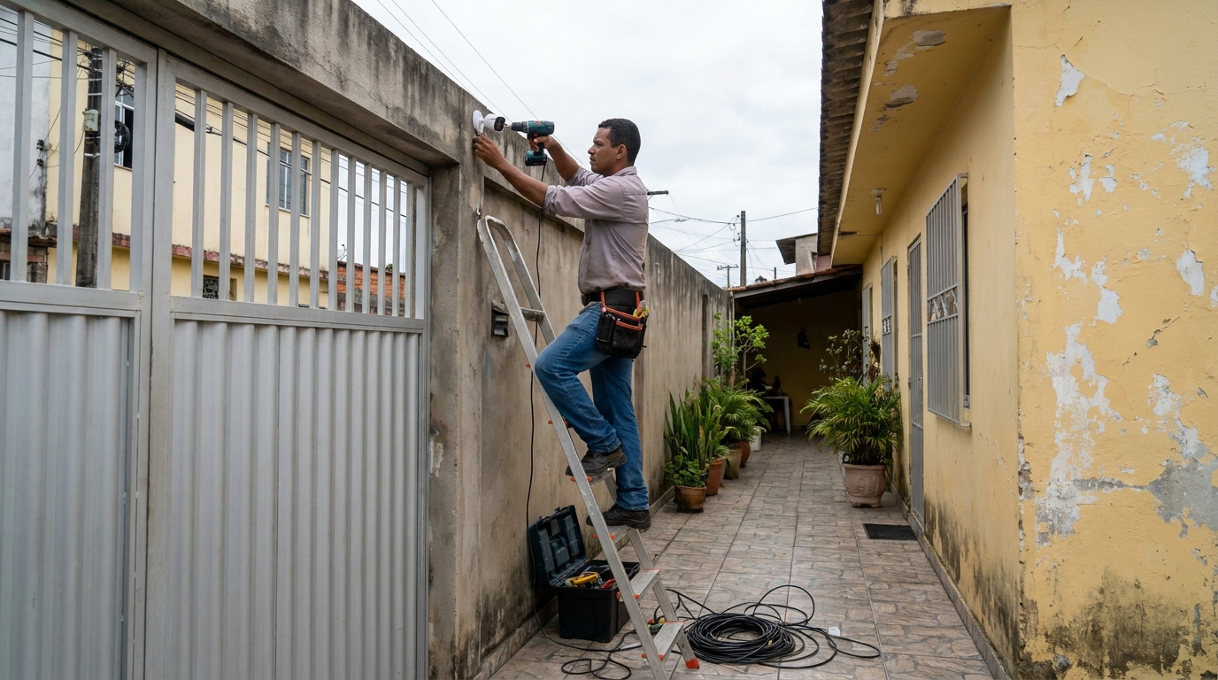 Instalacao de cameras de seguranca profissional em Campo Grande‑MS