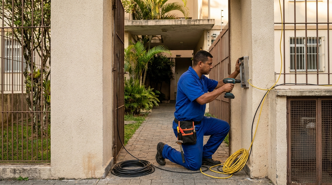 Instalacao de interfone profissional em Campo Grande‑MS